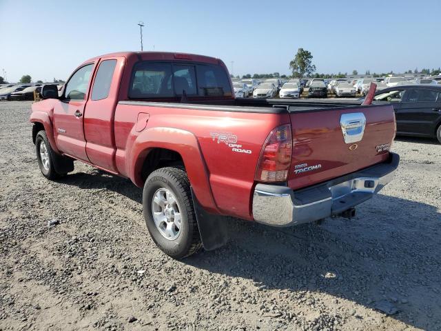 5TETU62N45Z005092 - 2005 TOYOTA TACOMA PRERUNNER ACCESS CAB RED photo 2