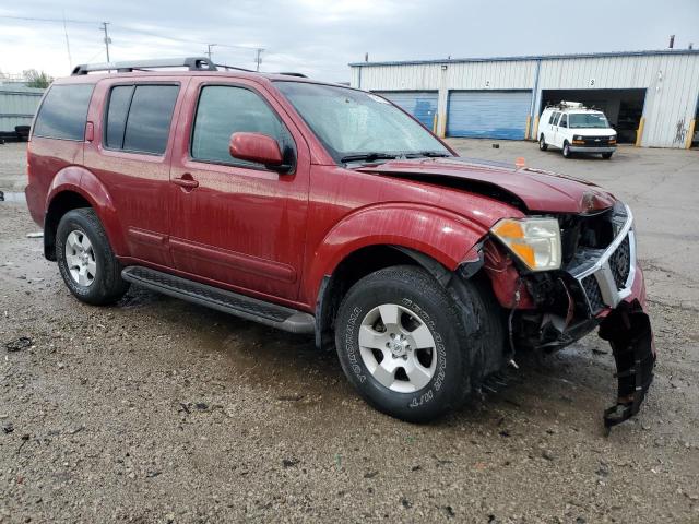 5N1AR18W75C785840 - 2005 NISSAN PATHFINDER LE BURGUNDY photo 4