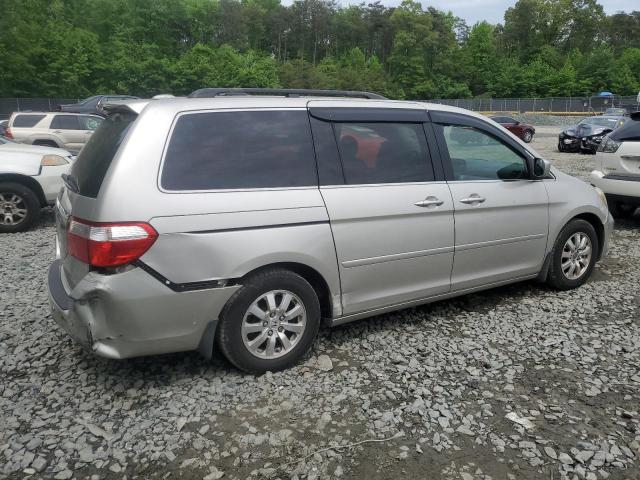 5FNRL38896B090107 - 2006 HONDA ODYSSEY TOURING GRAY photo 3