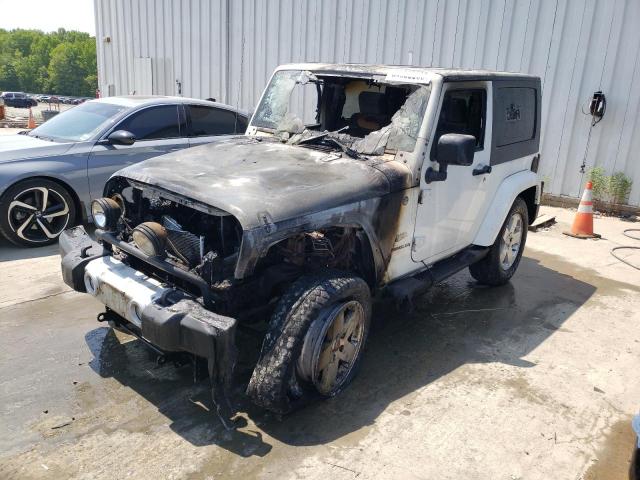 1J4AA5D15AL198151 - 2010 JEEP WRANGLER SAHARA WHITE photo 1