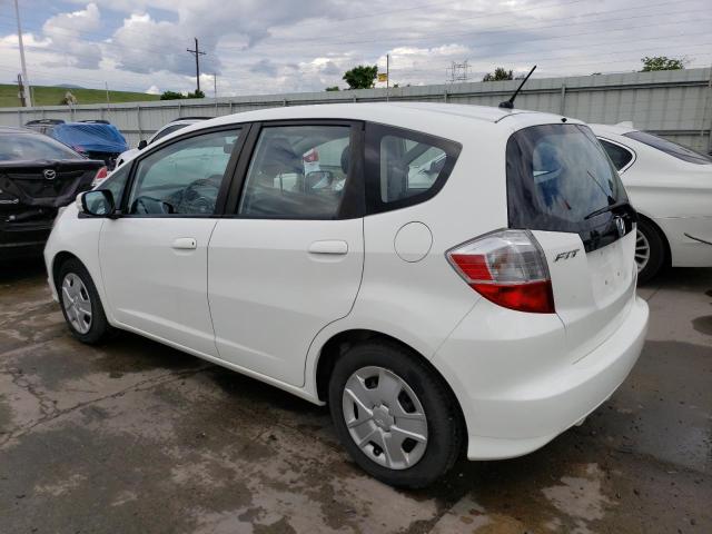 JHMGE8H39DC078678 - 2013 HONDA FIT WHITE photo 2