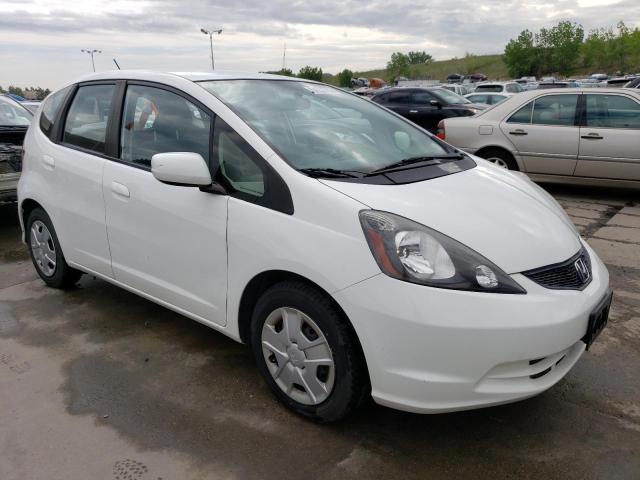 JHMGE8H39DC078678 - 2013 HONDA FIT WHITE photo 4