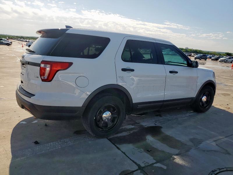 1FM5K8AR0JGA72641 - 2018 FORD EXPLORER POLICE INTERCEPTOR თეთრი ფოტო 3