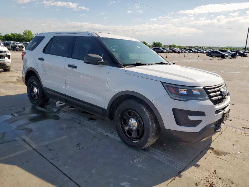 1FM5K8AR0JGA72641 - 2018 FORD EXPLORER POLICE INTERCEPTOR თეთრი ფოტო 4
