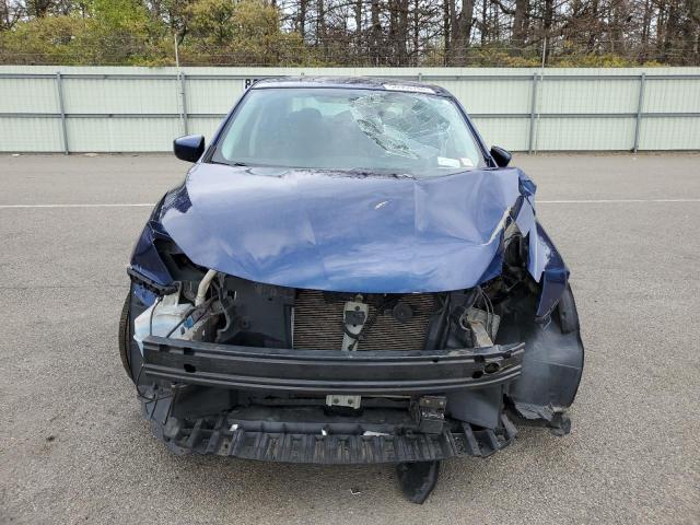 3N1AB7AP0JL663093 - 2018 NISSAN SENTRA S BLUE photo 5