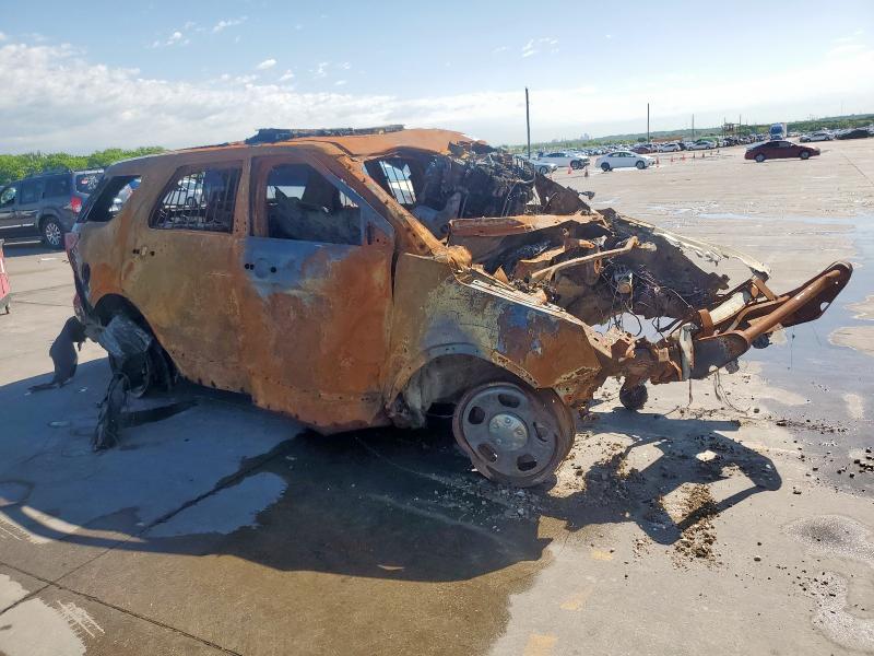 1FM5K8AR7HGD65379 - 2017 FORD EXPLORER POLICE INTERCEPTOR BLACK photo 4