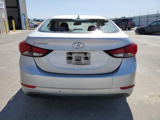 KMHDH4AE8EU073026 - 2014 HYUNDAI ELANTRA SE SILVER photo 6