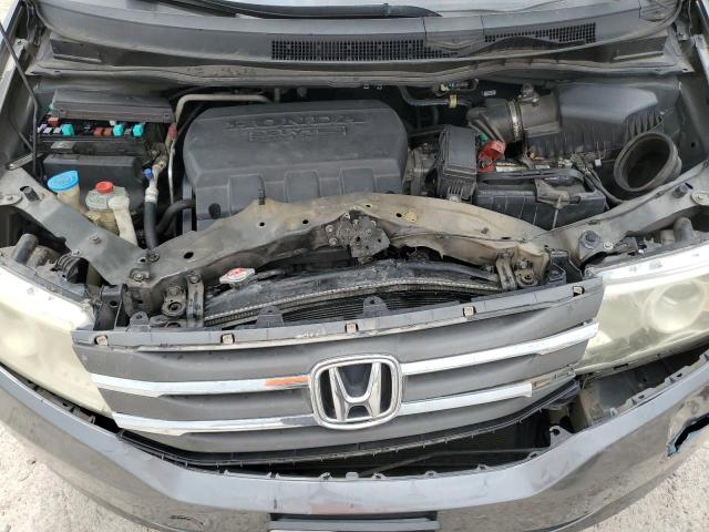 5FNRL5H65BB060977 - 2011 HONDA ODYSSEY EXL GRAY photo 12