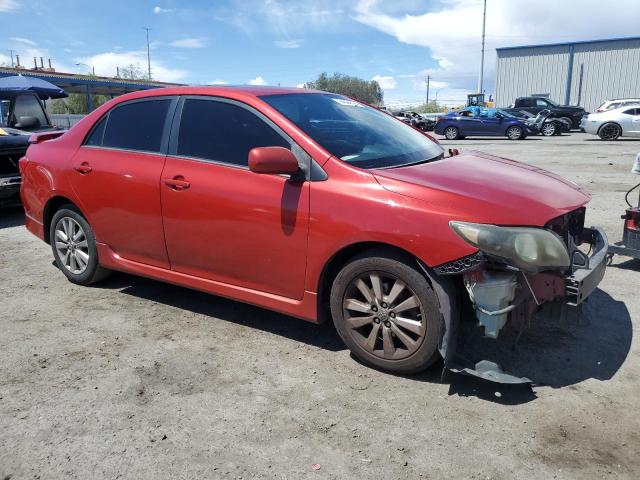 2T1BU40E69C108187 - 2009 TOYOTA COROLLA BASE RED photo 4