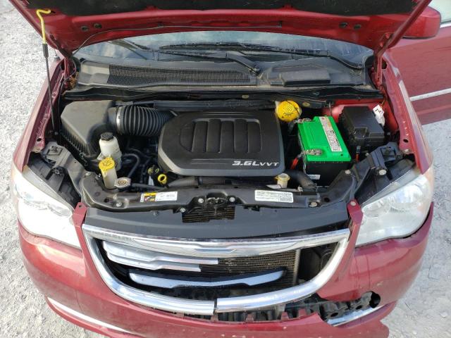 2C4RC1BGXFR619475 - 2015 CHRYSLER TOWN & COU TOURING 勃艮第红 照片 12