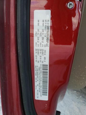 2C4RC1BGXFR619475 - 2015 CHRYSLER TOWN & COU TOURING 勃艮第红 照片 13