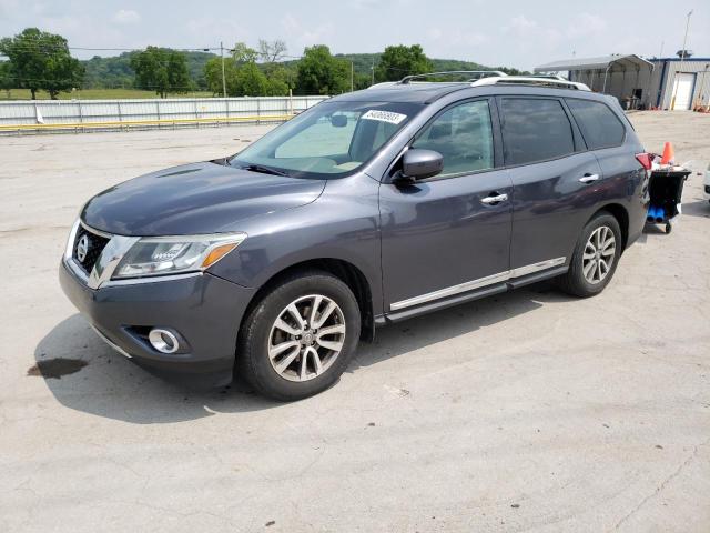 5N1AR2MN9EC631889 - 2014 NISSAN PATHFINDER S GRAY photo 1