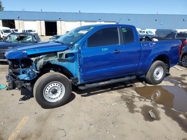 1FTER1FH4KLA91810 - 2019 FORD RANGER XL BLUE photo 1