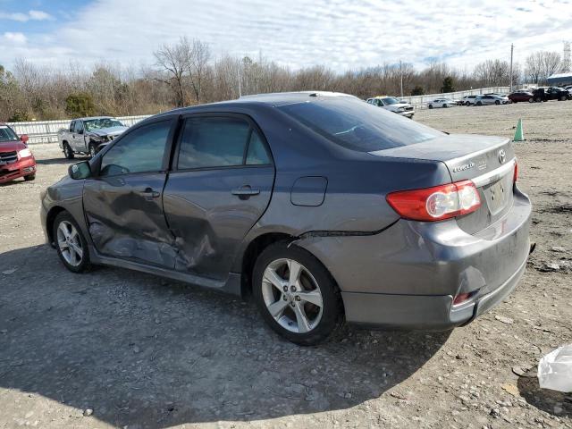 5YFBU4EEXCP020548 - 2012 TOYOTA COROLLA BASE GRAY photo 2