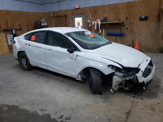 3FA6P0G79DR320924 - 2013 FORD FUSION S WHITE photo 4