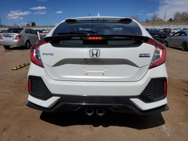 SHHFK7H99KU222569 - 2019 HONDA CIVIC SPORT TOURING WHITE photo 6