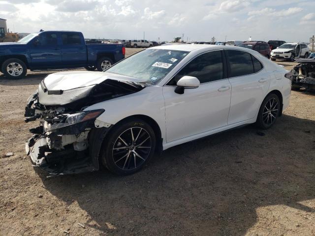 4T1G11AK4PU817584 - 2023 TOYOTA CAMRY SE NIGHT SHADE WHITE photo 1