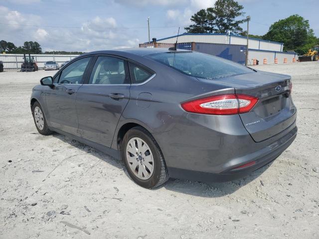 3FA6P0G73DR110268 - 2013 FORD FUSION S GRAY photo 2