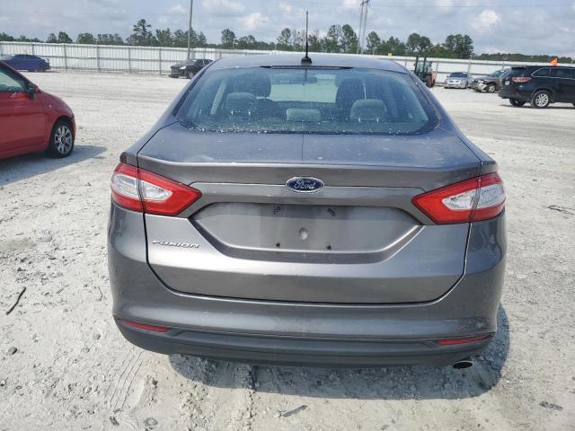 3FA6P0G73DR110268 - 2013 FORD FUSION S GRAY photo 6