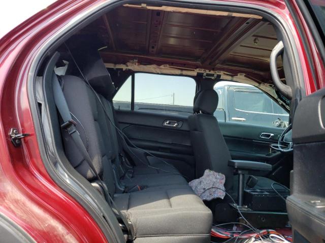 1FM5K8AR7GGC61392 - 2016 FORD EXPLORER POLICE INTERCEPTOR 栗色 照片 10