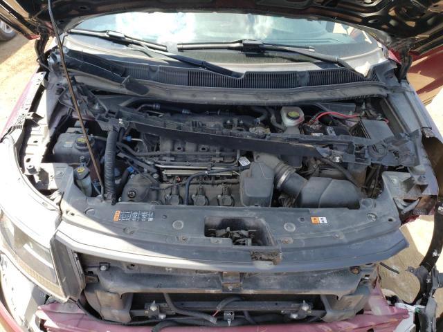 1FM5K8AR7GGC61392 - 2016 FORD EXPLORER POLICE INTERCEPTOR 栗色 照片 11