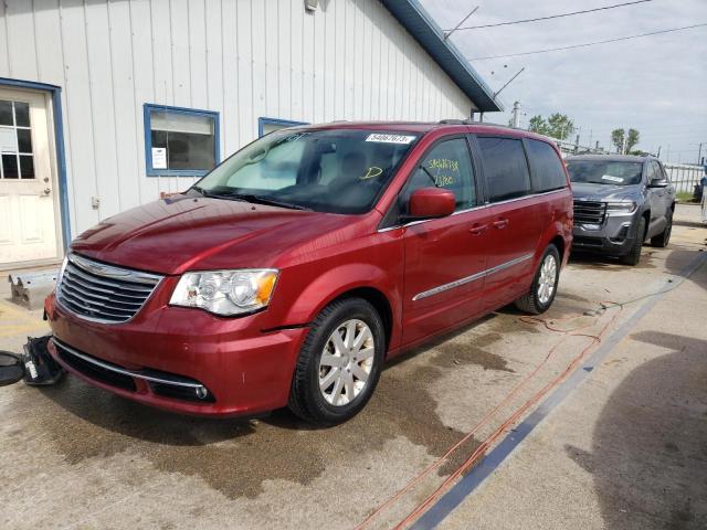 2C4RC1BGXDR589701 - 2013 CHRYSLER TOWN & COU TOURING 勃艮第红 照片 1