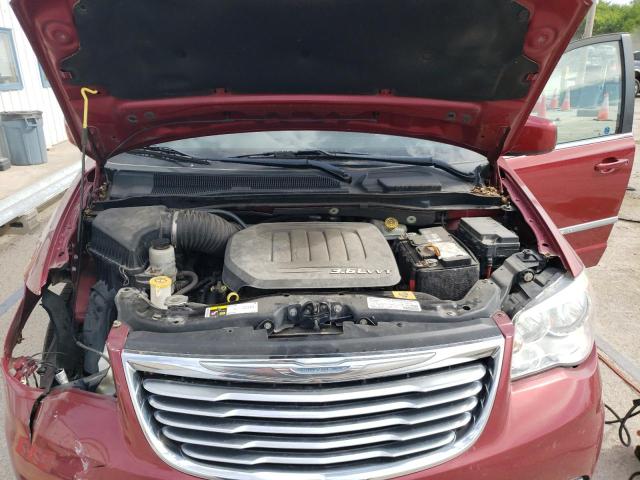 2C4RC1BGXDR589701 - 2013 CHRYSLER TOWN & COU TOURING 勃艮第红 照片 11