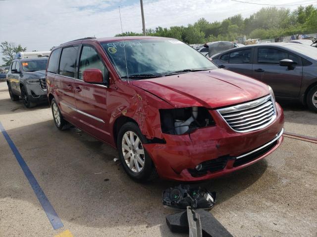 2C4RC1BGXDR589701 - 2013 CHRYSLER TOWN & COU TOURING 勃艮第红 照片 4