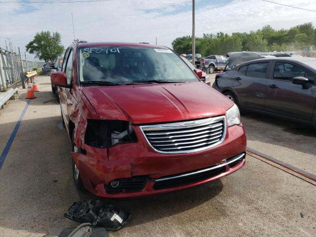 2C4RC1BGXDR589701 - 2013 CHRYSLER TOWN & COU TOURING 勃艮第红 照片 5