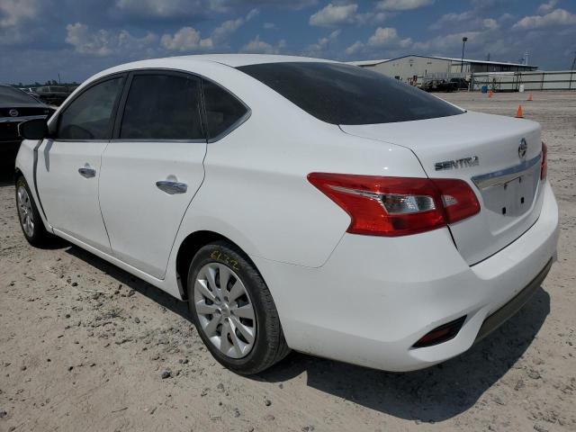 3N1AB7AP9KY327981 - 2019 NISSAN SENTRA S WHITE photo 2