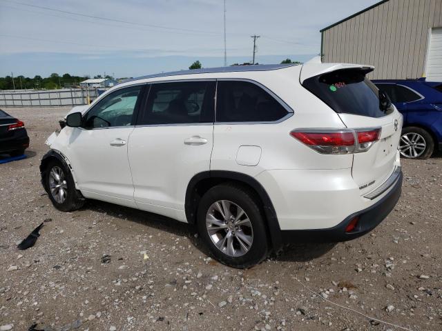 5TDJKRFH2FS154800 - 2015 TOYOTA HIGHLANDER XLE WHITE photo 2
