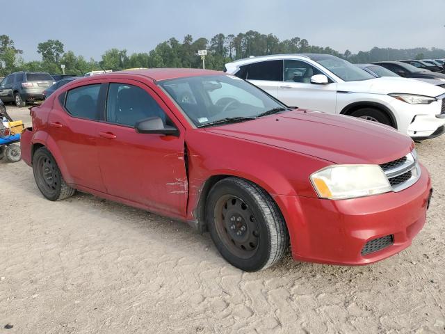 1B3BD4FB0BN508697 - 2011 DODGE AVENGER EXPRESS RED photo 4