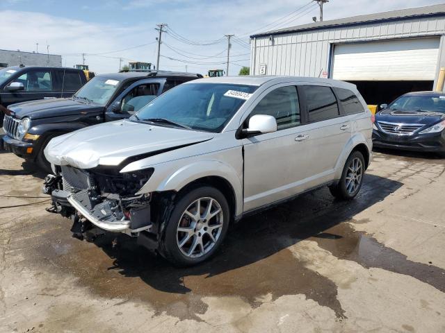 3C4PDDEG2CT285792 - 2012 DODGE JOURNEY R/T SILVER photo 1