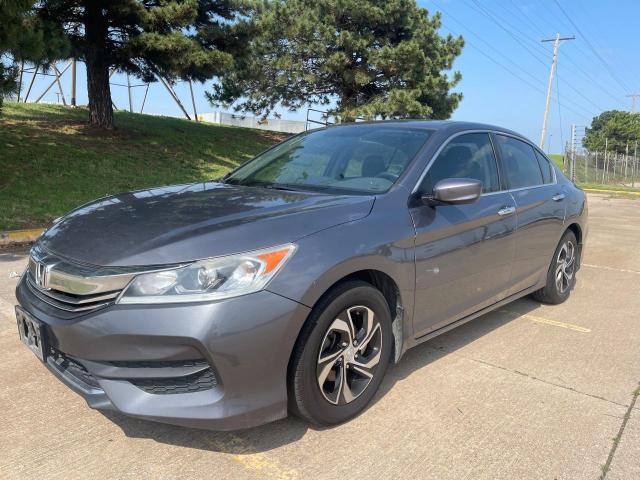 1HGCR2F33HA210521 - 2017 HONDA ACCORD LX GRAY photo 2