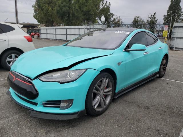 5YJSA1DN6DFP05779 - 2013 TESLA MODEL S TURQUOISE photo 1