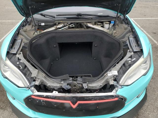 5YJSA1DN6DFP05779 - 2013 TESLA MODEL S TURQUOISE photo 11