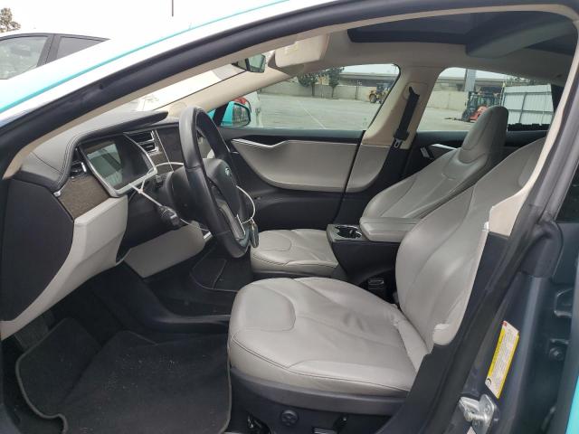 5YJSA1DN6DFP05779 - 2013 TESLA MODEL S TURQUOISE photo 7