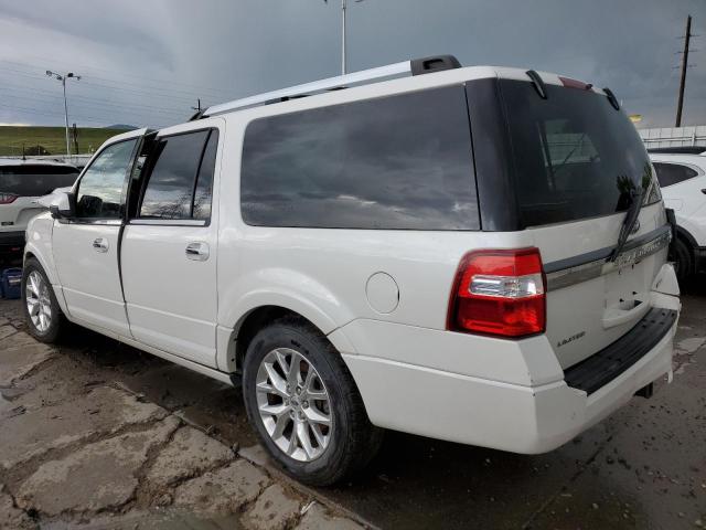 1FMJK2AT6FEF25610 - 2015 FORD EXPEDITION EL LIMITED WHITE photo 2