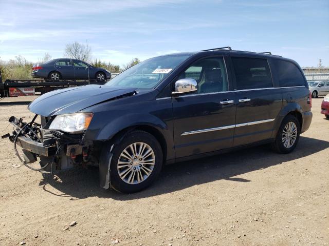 2C4RC1CG0DR778694 - 2013 CHRYSLER TOWN & COU TOURING L BLUE photo 1