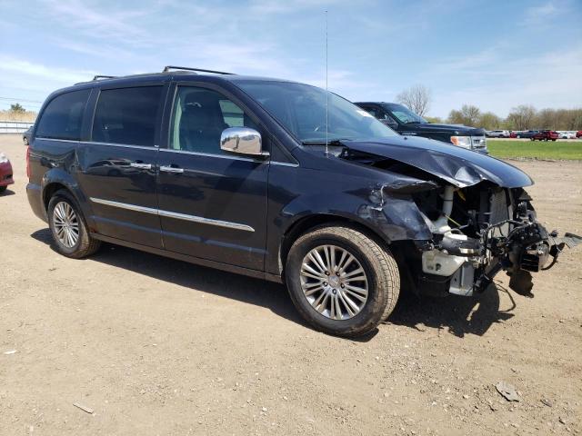 2C4RC1CG0DR778694 - 2013 CHRYSLER TOWN & COU TOURING L BLUE photo 4