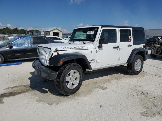 1C4BJWDG6HL527535 - 2017 JEEP WRANGLER U SPORT WHITE photo 1