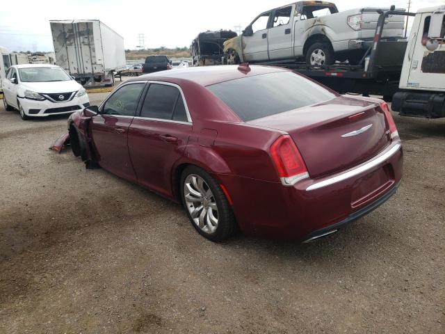 2C3CCAAG1HH605615 - 2017 CHRYSLER 300 LIMITED RED photo 3