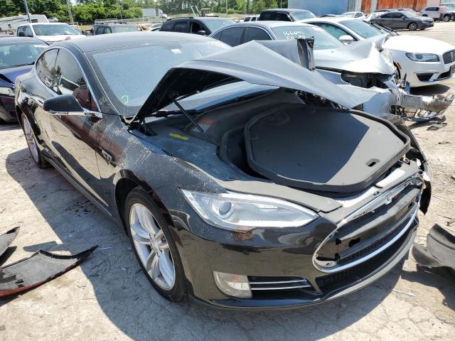 5YJSA1CG7DFP09407 - 2013 TESLA MODEL S BLACK photo 4