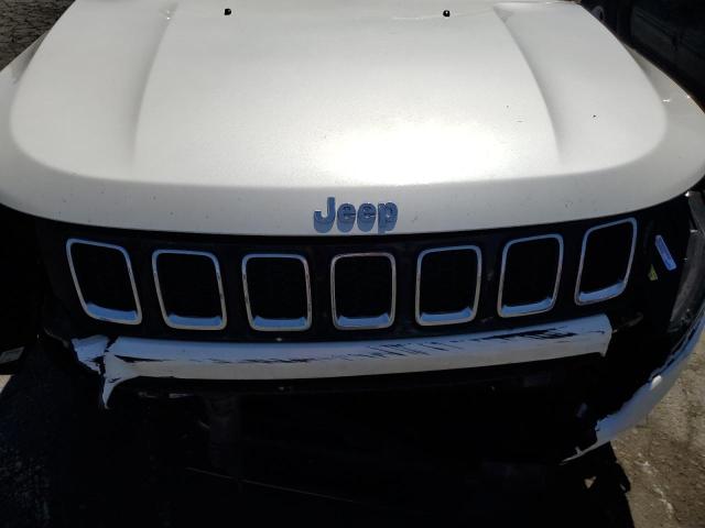 3C4NJDCB5JT131341 - 2018 JEEP COMPASS LIMITED Սպիտակ լուսանկար 12