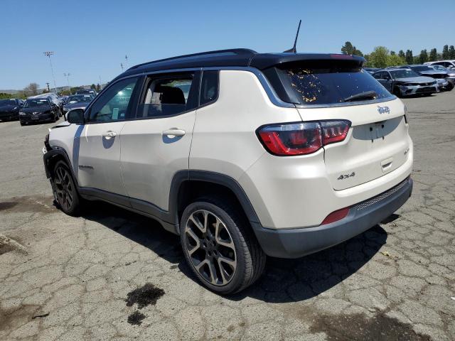 3C4NJDCB5JT131341 - 2018 JEEP COMPASS LIMITED Սպիտակ լուսանկար 2