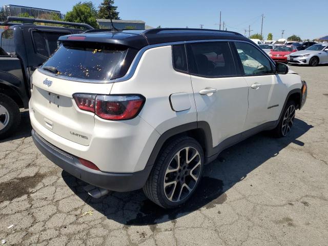3C4NJDCB5JT131341 - 2018 JEEP COMPASS LIMITED Սպիտակ լուսանկար 3