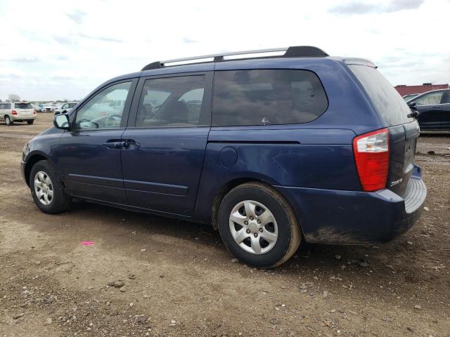 KNDMB233576148276 - 2007 KIA SEDONA EX BLUE photo 2