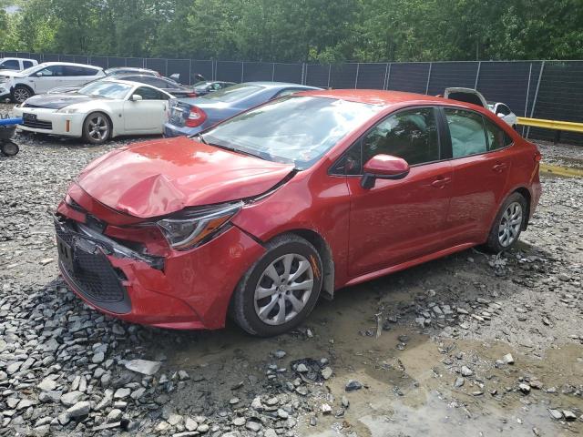 JTDEPMAE3MJ158948 - 2021 TOYOTA COROLLA LE RED photo 1