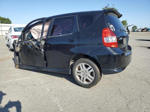 JHMGD38668S060876 - 2008 HONDA FIT SPORT BLACK photo 2