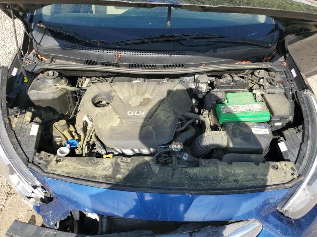 KMHCT4AE5GU138332 - 2016 HYUNDAI ACCENT SE BLUE photo 11